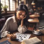 Krydsord svar for Trist